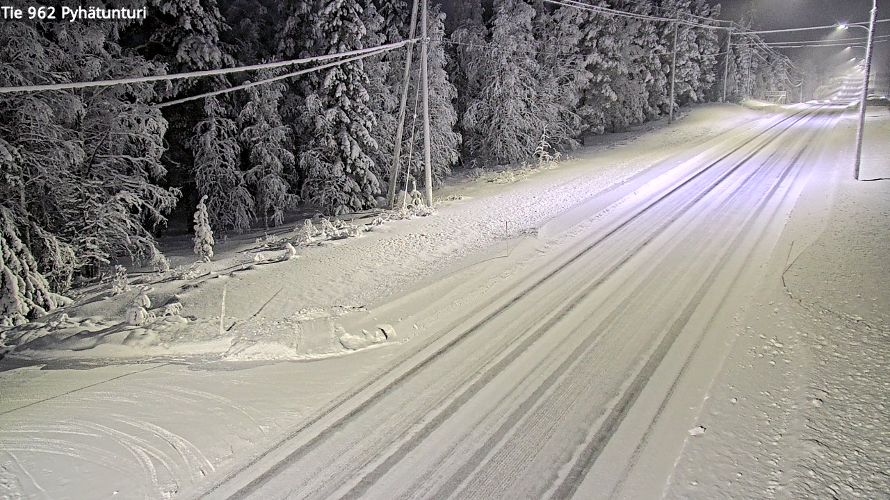 Kelikamerat Kuva Tie 962 Pelkosenniemi Pyhätunturi, Pelkosenniemi, Lappi