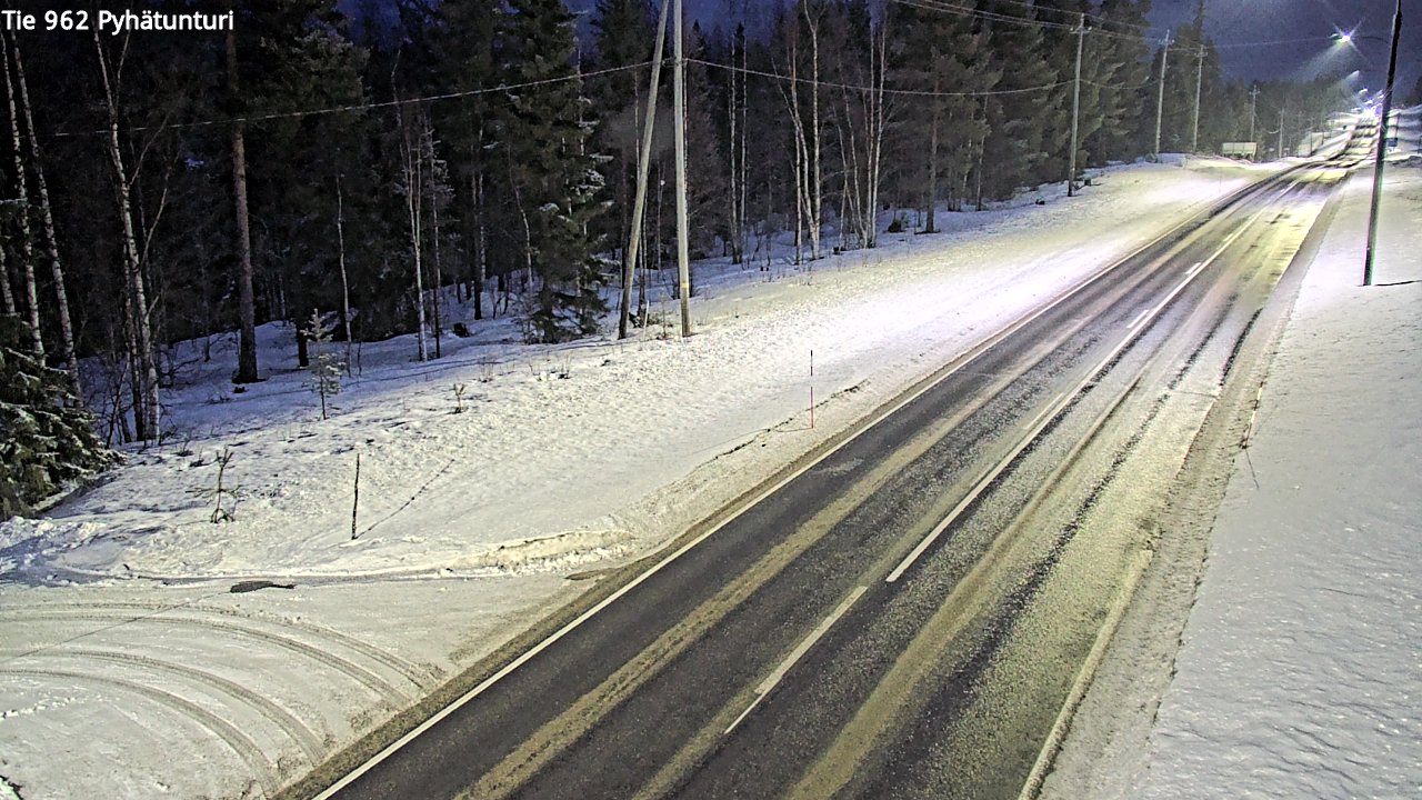 Kelikamerat Kuva Tie 962 Pelkosenniemi Pyhätunturi, Pelkosenniemi, Lappi