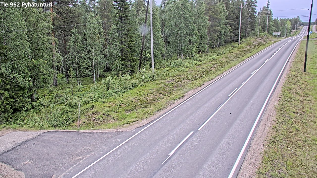 Kelikamerat Kuva Tie 962 Pelkosenniemi Pyhätunturi, Pelkosenniemi, Lappi
