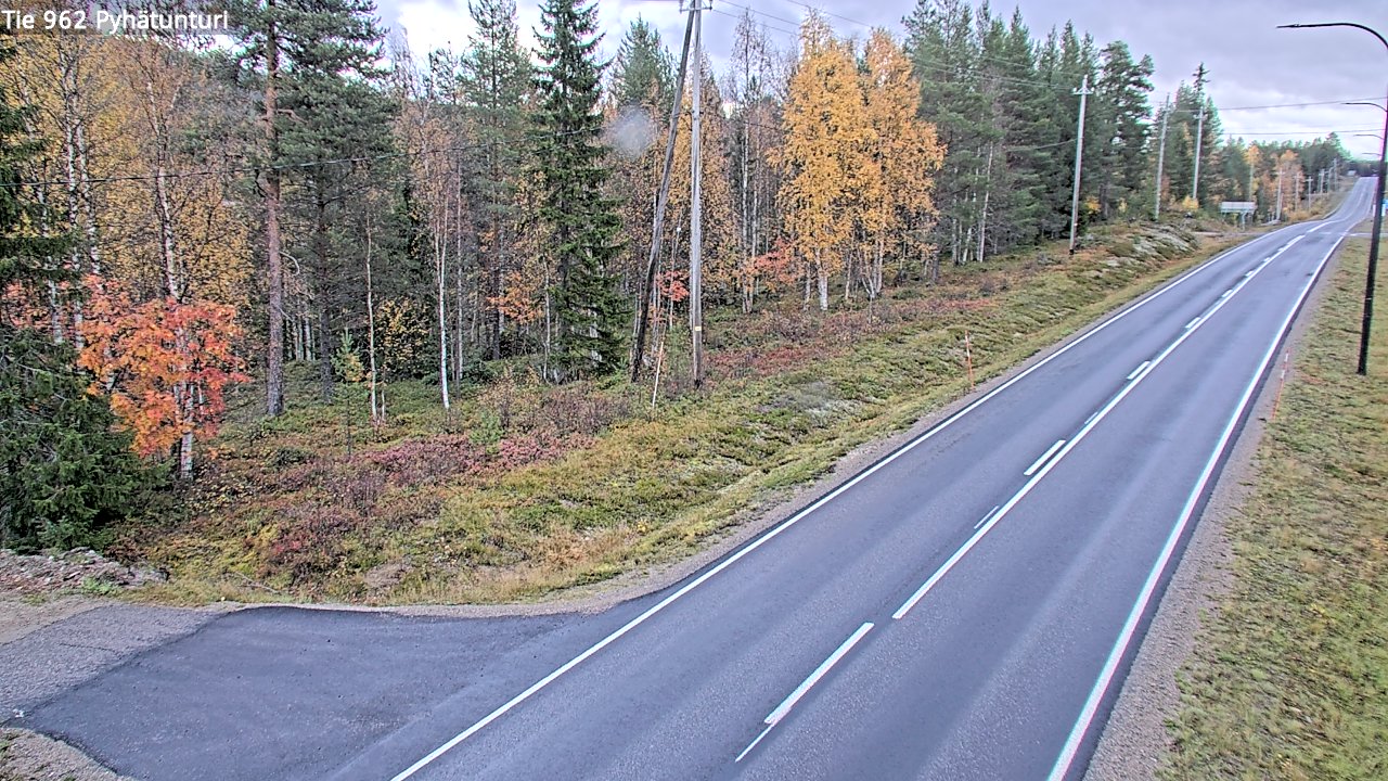 Kelikamerat Kuva Tie 962 Pelkosenniemi Pyhätunturi, Pelkosenniemi, Lappi