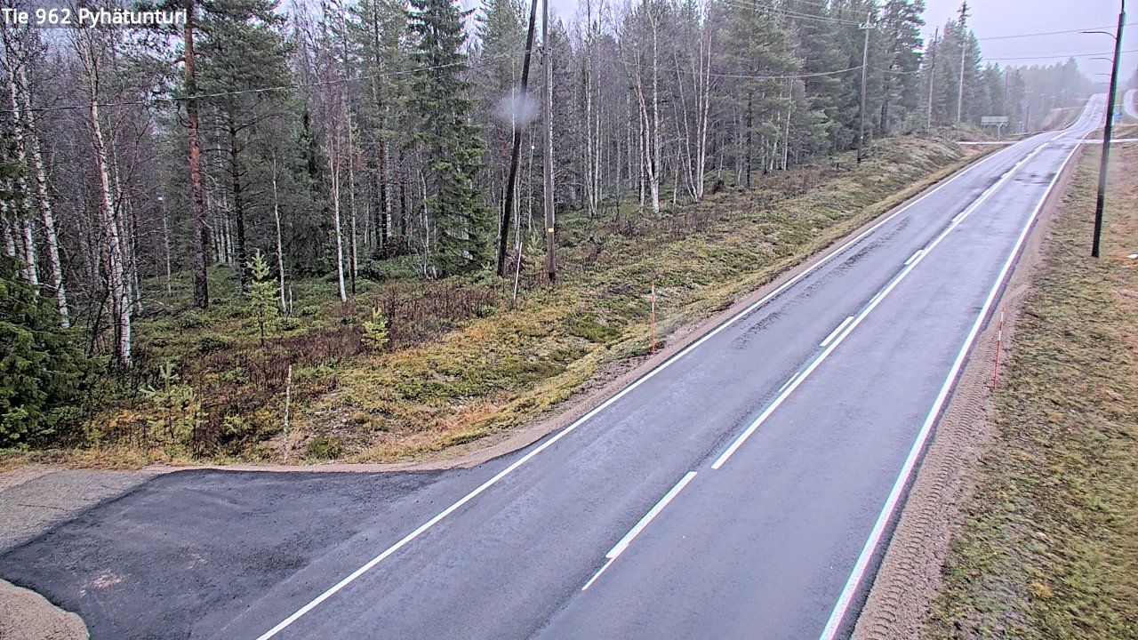 Kelikamerat Kuva Tie 962 Pelkosenniemi Pyhätunturi, Pelkosenniemi, Lappi