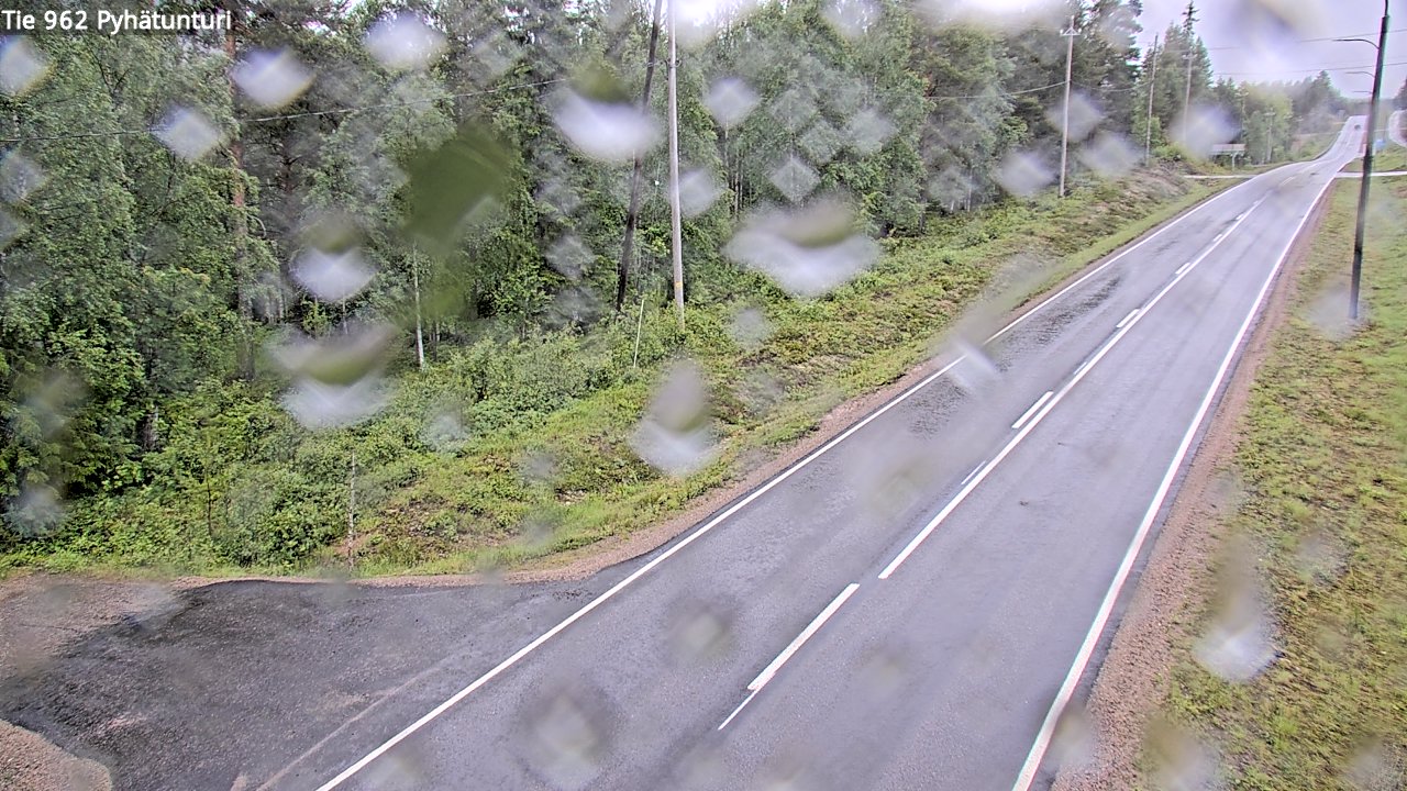 Weather Camera Image Road 962 Pelkosenniemi Pyhätunturi, Pelkosenniemi, Lappi