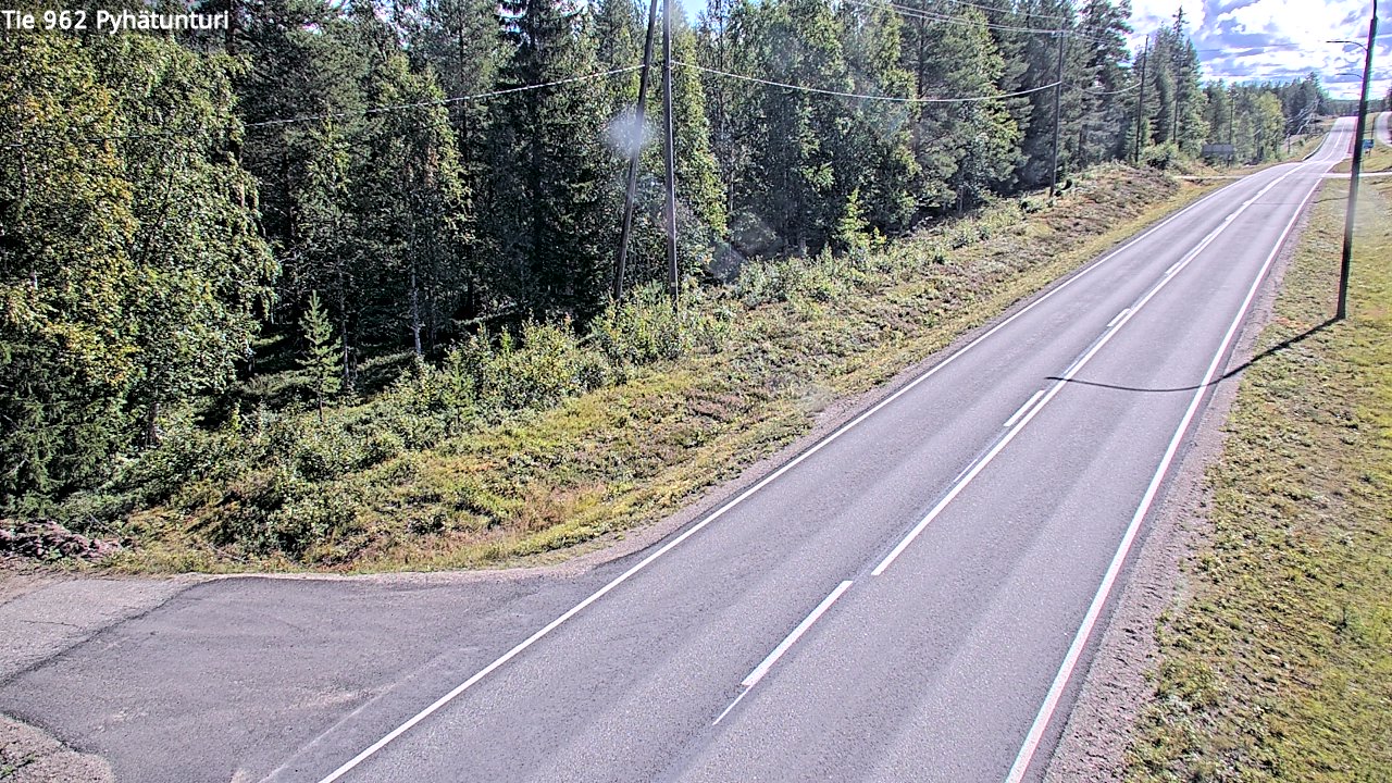 Kelikamerat Kuva Tie 962 Pelkosenniemi Pyhätunturi, Pelkosenniemi, Lappi