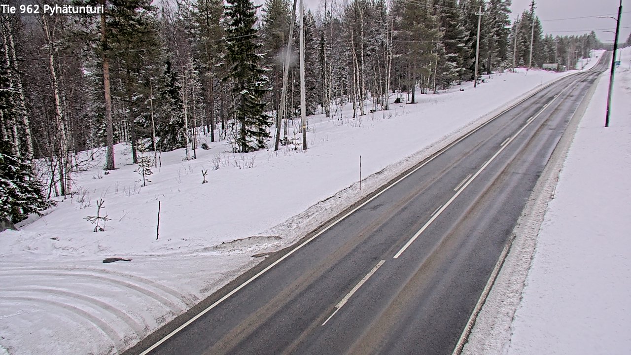Kelikamerat Kuva Tie 962 Pelkosenniemi Pyhätunturi, Pelkosenniemi, Lappi