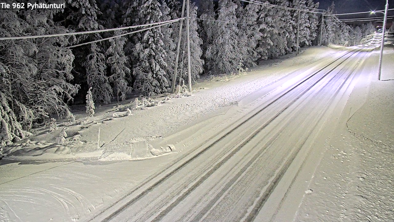 Kelikamerat Kuva Tie 962 Pelkosenniemi Pyhätunturi, Pelkosenniemi, Lappi