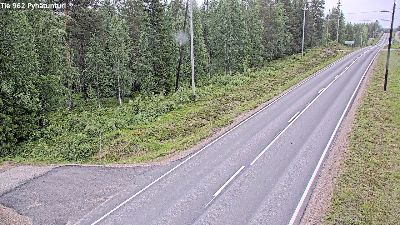Kelikamerat Kuva Tie 962 Pelkosenniemi Pyhätunturi, Pelkosenniemi, Lappi