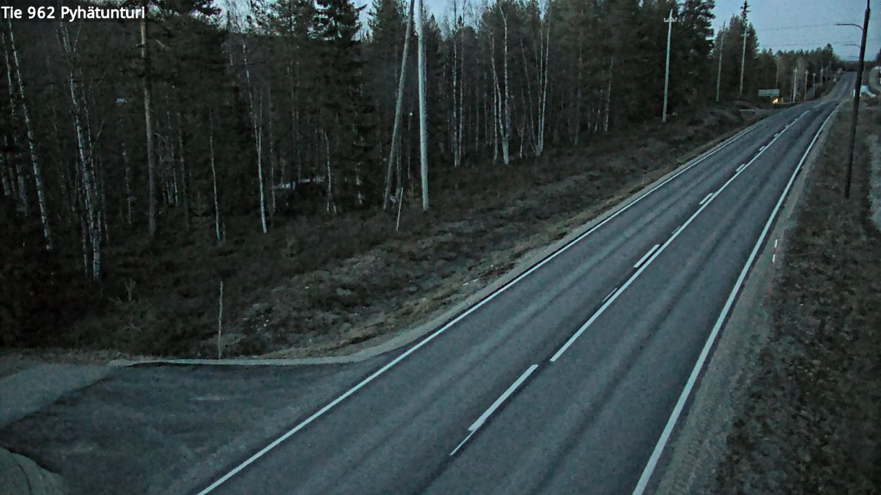 Kelikamerat Kuva Tie 962 Pelkosenniemi Pyhätunturi, Pelkosenniemi, Lappi