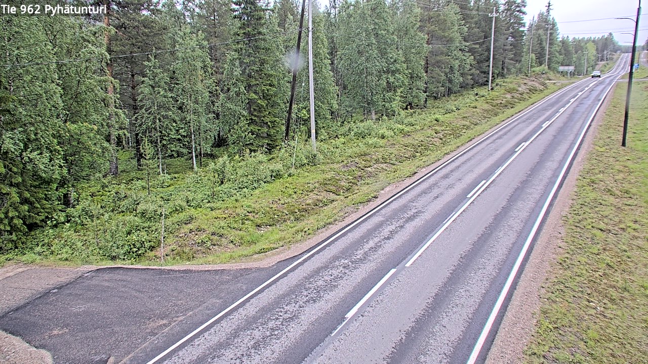 Kelikamerat Kuva Tie 962 Pelkosenniemi Pyhätunturi, Pelkosenniemi, Lappi
