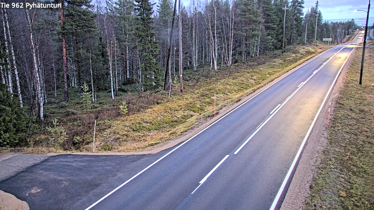 Kelikamerat Kuva Tie 962 Pelkosenniemi Pyhätunturi, Pelkosenniemi, Lappi