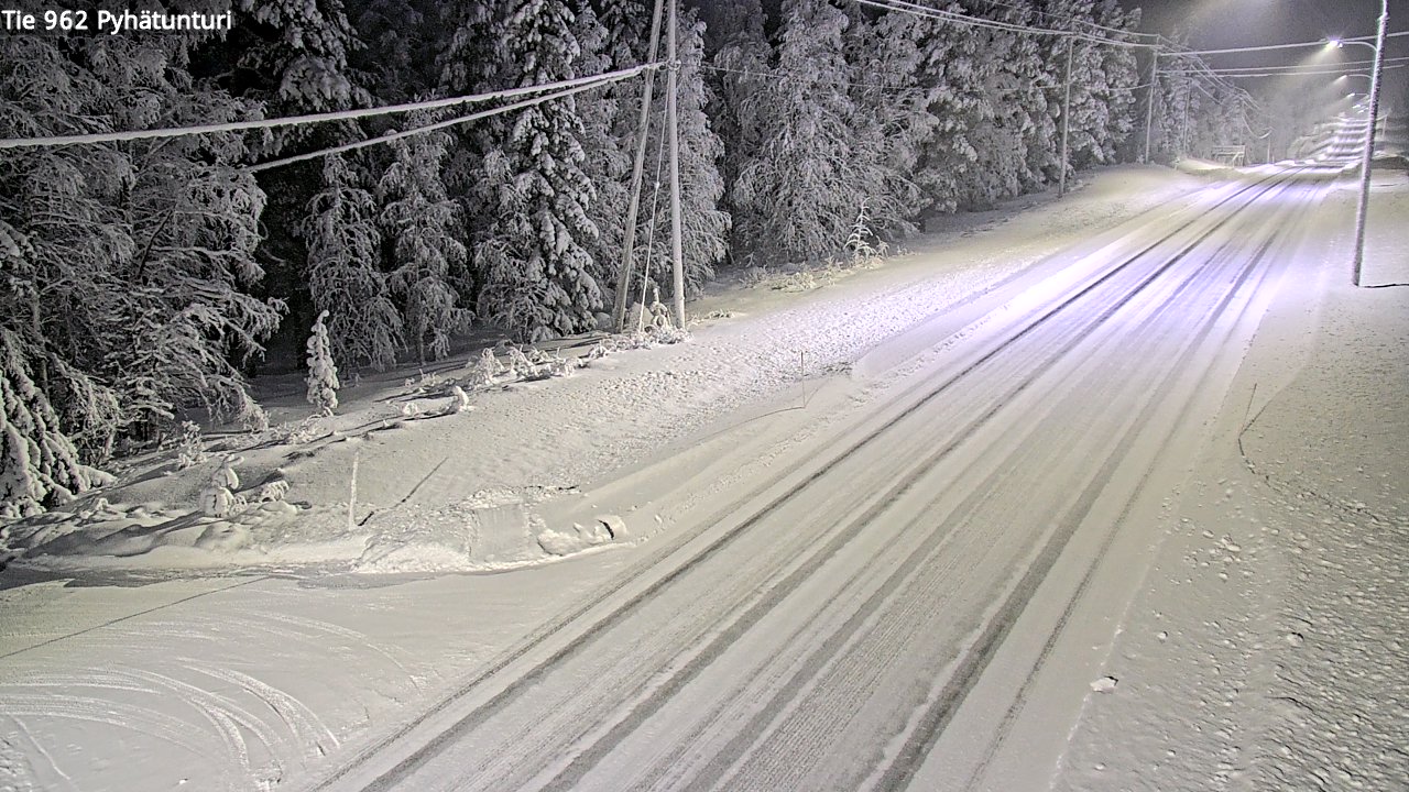 Kelikamerat Kuva Tie 962 Pelkosenniemi Pyhätunturi, Pelkosenniemi, Lappi