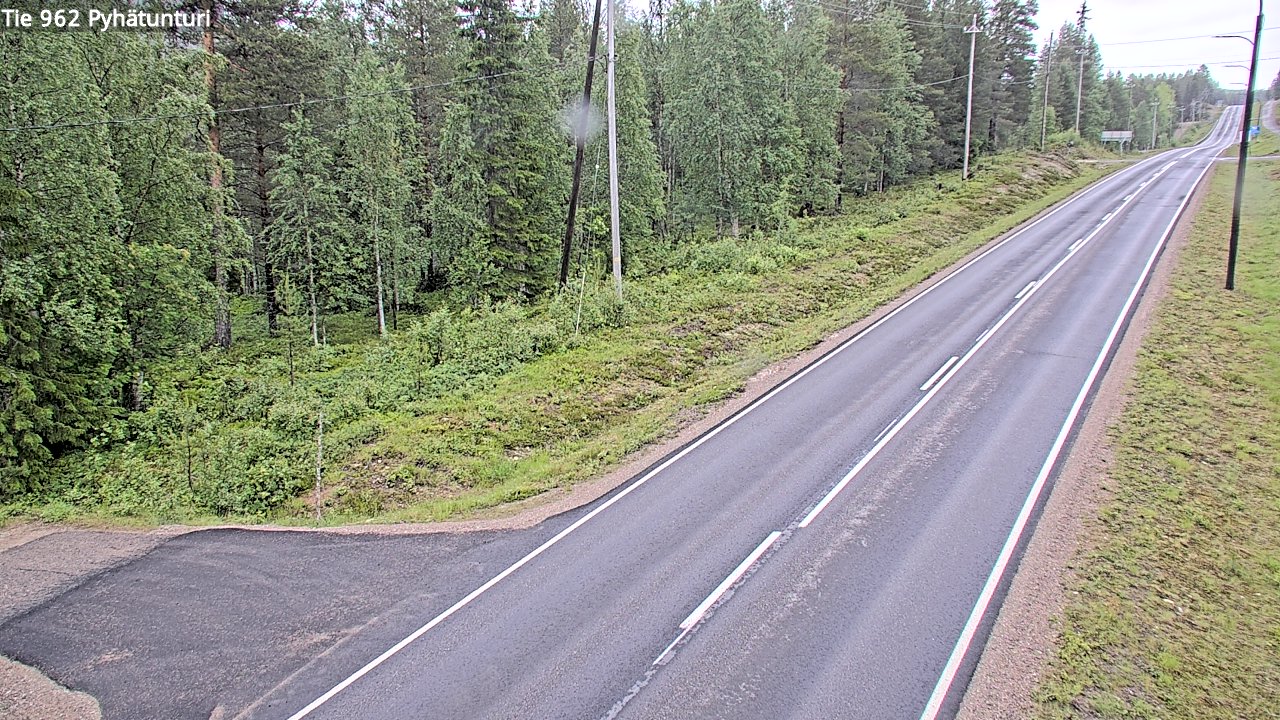 Kelikamerat Kuva Tie 962 Pelkosenniemi Pyhätunturi, Pelkosenniemi, Lappi