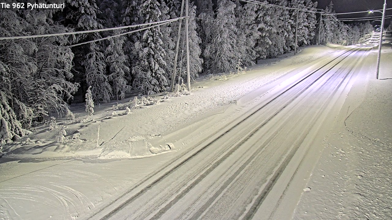 Kelikamerat Kuva Tie 962 Pelkosenniemi Pyhätunturi, Pelkosenniemi, Lappi