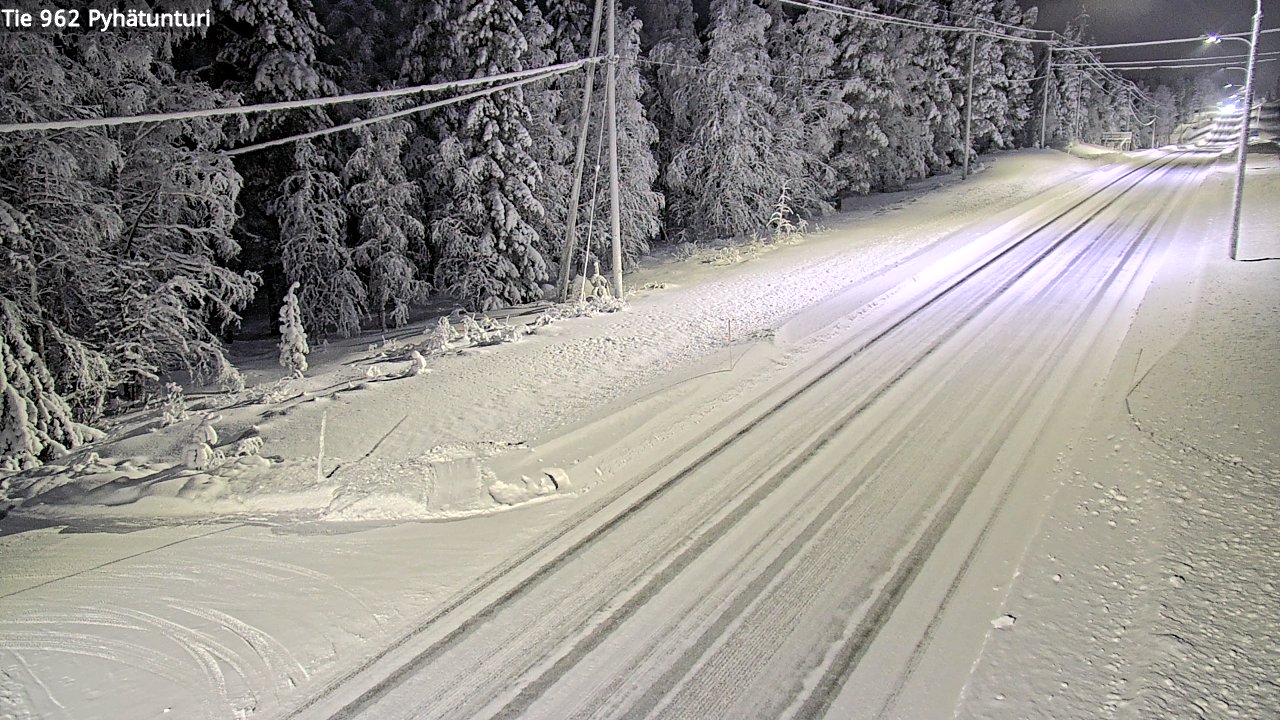 Kelikamerat Kuva Tie 962 Pelkosenniemi Pyhätunturi, Pelkosenniemi, Lappi