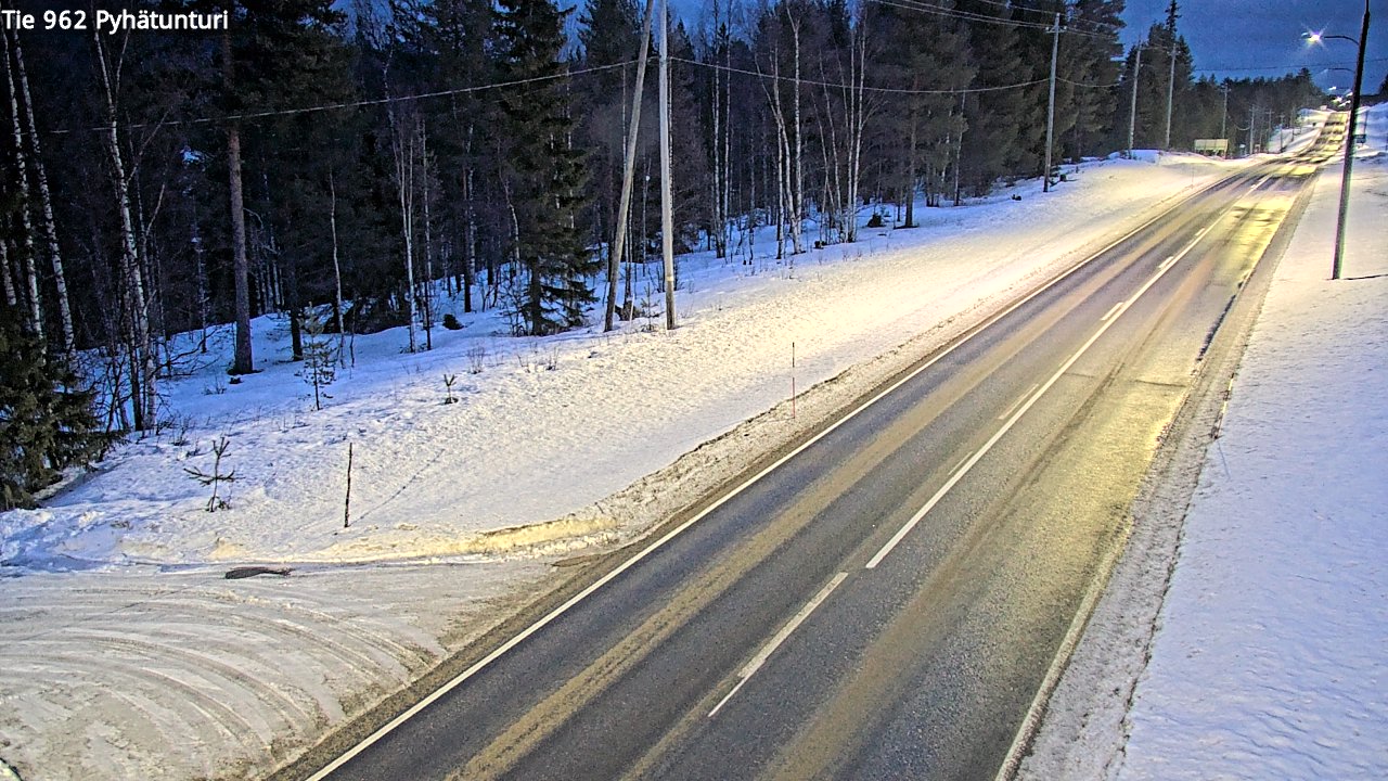 Kelikamerat Kuva Tie 962 Pelkosenniemi Pyhätunturi, Pelkosenniemi, Lappi