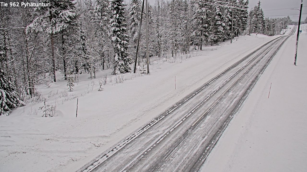Kelikamerat Kuva Tie 962 Pelkosenniemi Pyhätunturi, Pelkosenniemi, Lappi