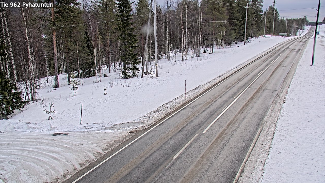 Kelikamerat Kuva Tie 962 Pelkosenniemi Pyhätunturi, Pelkosenniemi, Lappi