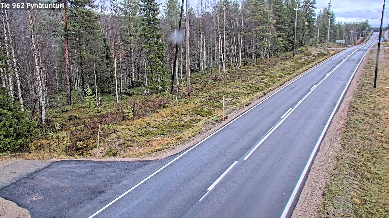 Kelikamerat Kuva Tie 962 Pelkosenniemi Pyhätunturi, Pelkosenniemi, Lappi