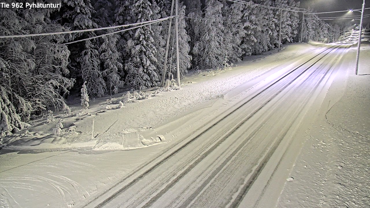 Kelikamerat Kuva Tie 962 Pelkosenniemi Pyhätunturi, Pelkosenniemi, Lappi