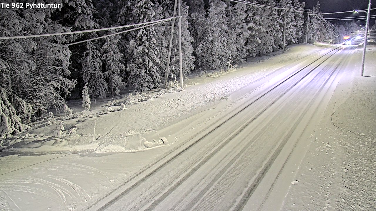 Kelikamerat Kuva Tie 962 Pelkosenniemi Pyhätunturi, Pelkosenniemi, Lappi