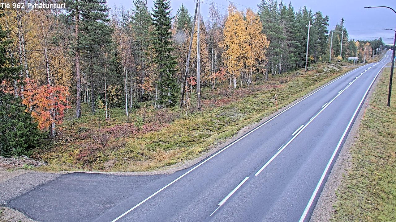 Kelikamerat Kuva Tie 962 Pelkosenniemi Pyhätunturi, Pelkosenniemi, Lappi