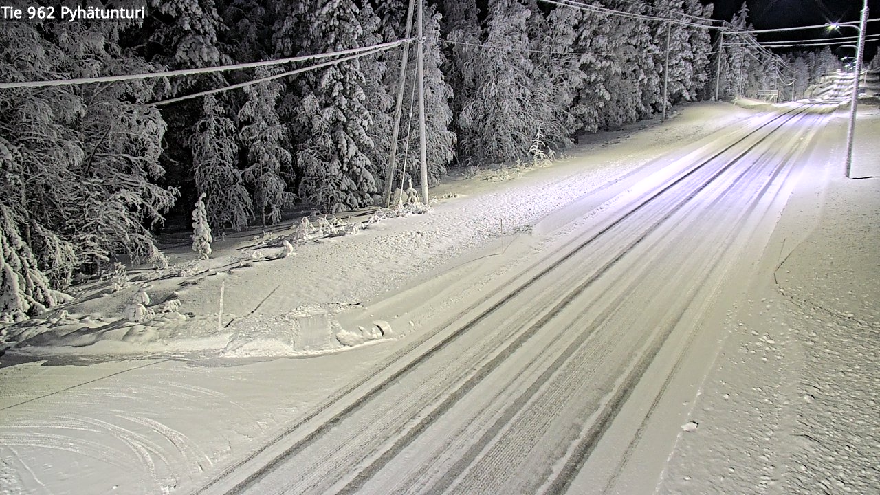 Kelikamerat Kuva Tie 962 Pelkosenniemi Pyhätunturi, Pelkosenniemi, Lappi