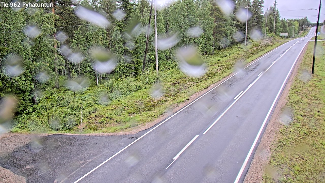 Weather Camera Image Road 962 Pelkosenniemi Pyhätunturi, Pelkosenniemi, Lappi