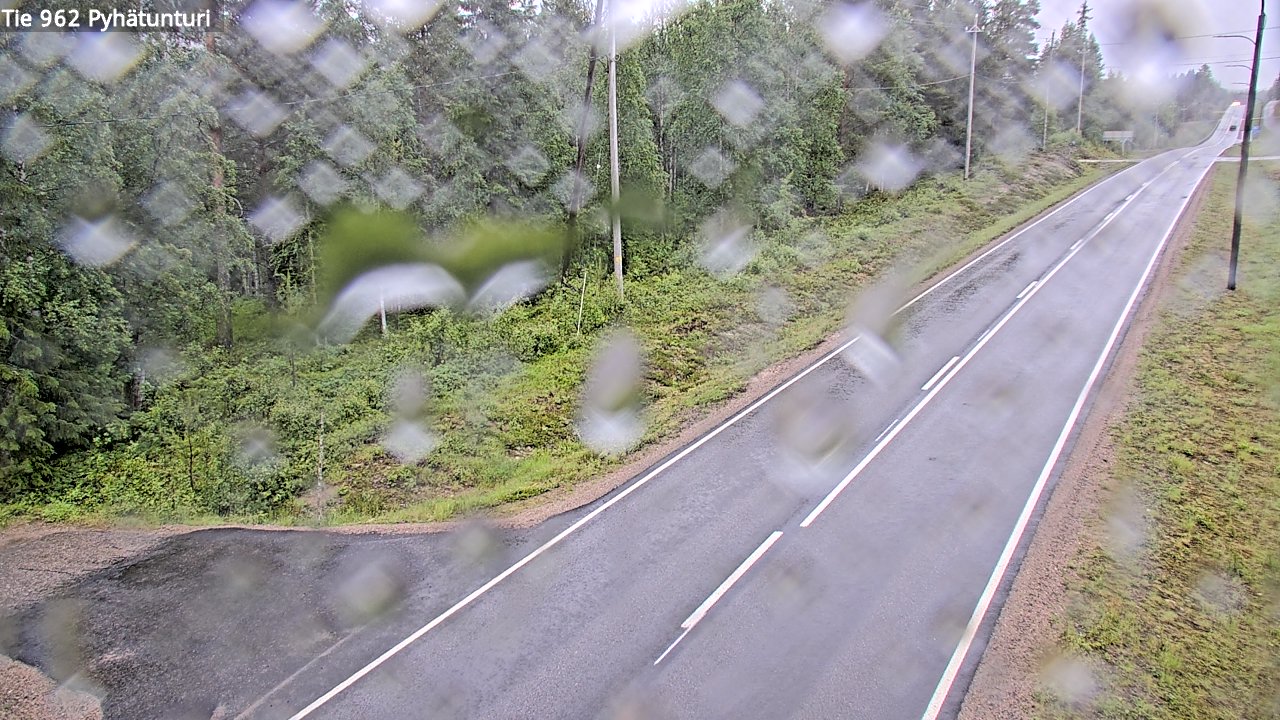 Weather Camera Image Road 962 Pelkosenniemi Pyhätunturi, Pelkosenniemi, Lappi