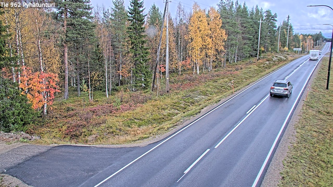 Kelikamerat Kuva Tie 962 Pelkosenniemi Pyhätunturi, Pelkosenniemi, Lappi