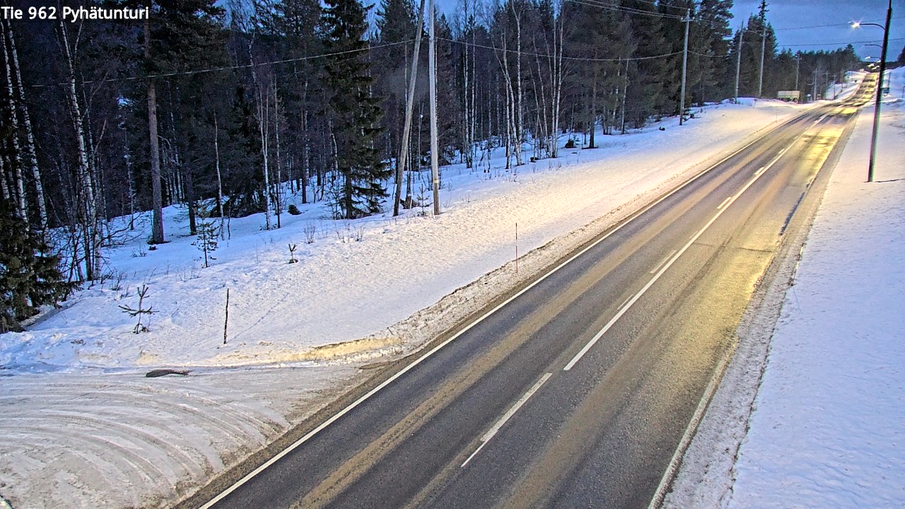 Kelikamerat Kuva Tie 962 Pelkosenniemi Pyhätunturi, Pelkosenniemi, Lappi