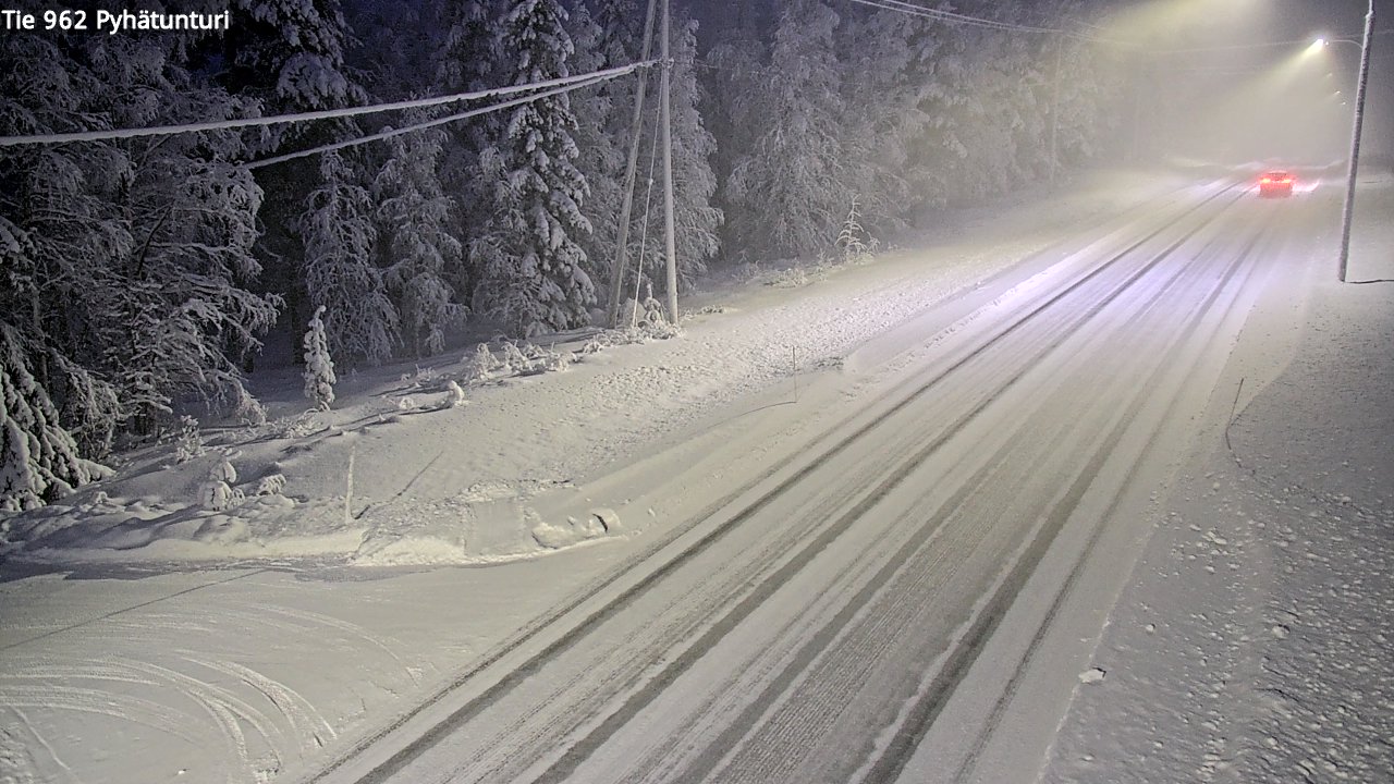 Kelikamerat Kuva Tie 962 Pelkosenniemi Pyhätunturi, Pelkosenniemi, Lappi