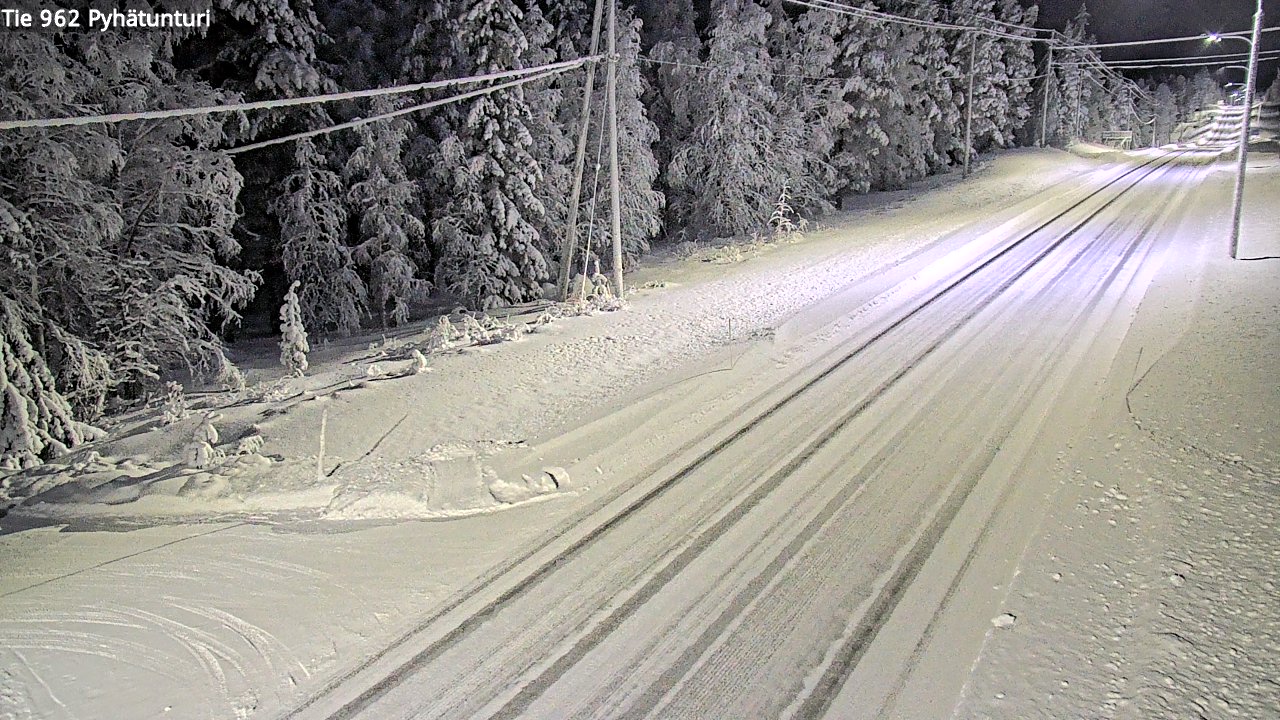 Kelikamerat Kuva Tie 962 Pelkosenniemi Pyhätunturi, Pelkosenniemi, Lappi