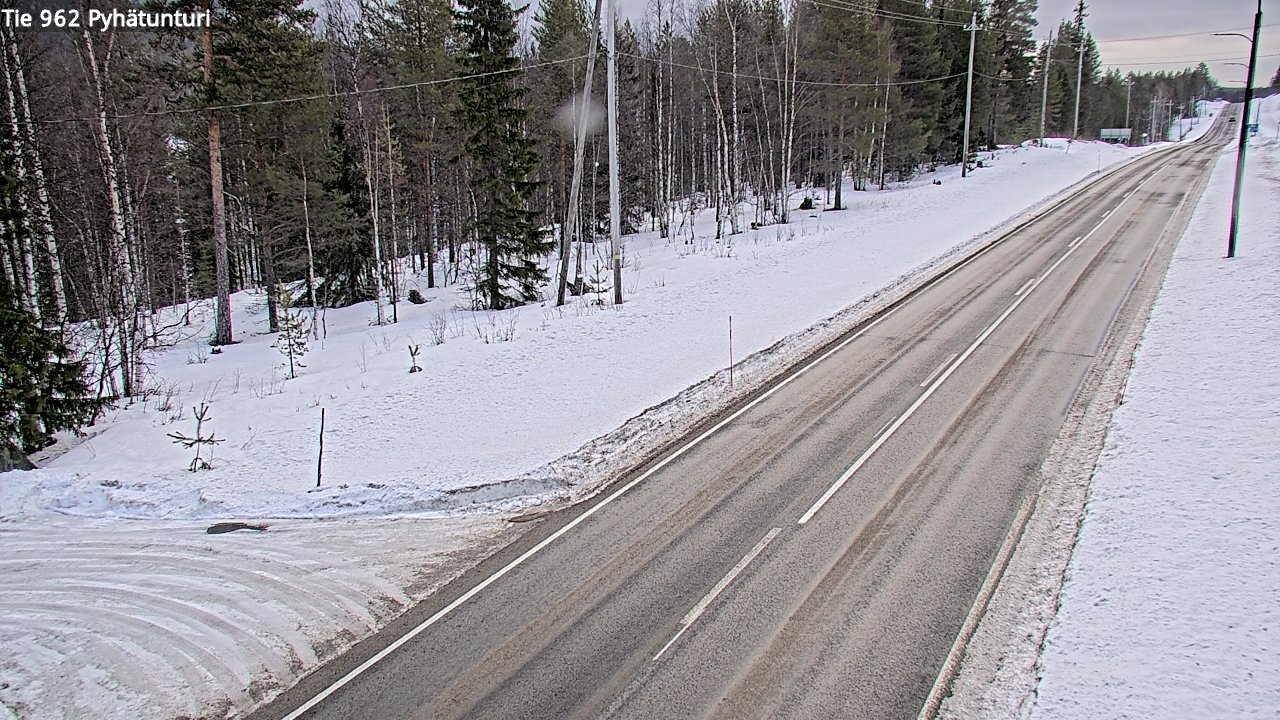 Kelikamerat Kuva Tie 962 Pelkosenniemi Pyhätunturi, Pelkosenniemi, Lappi