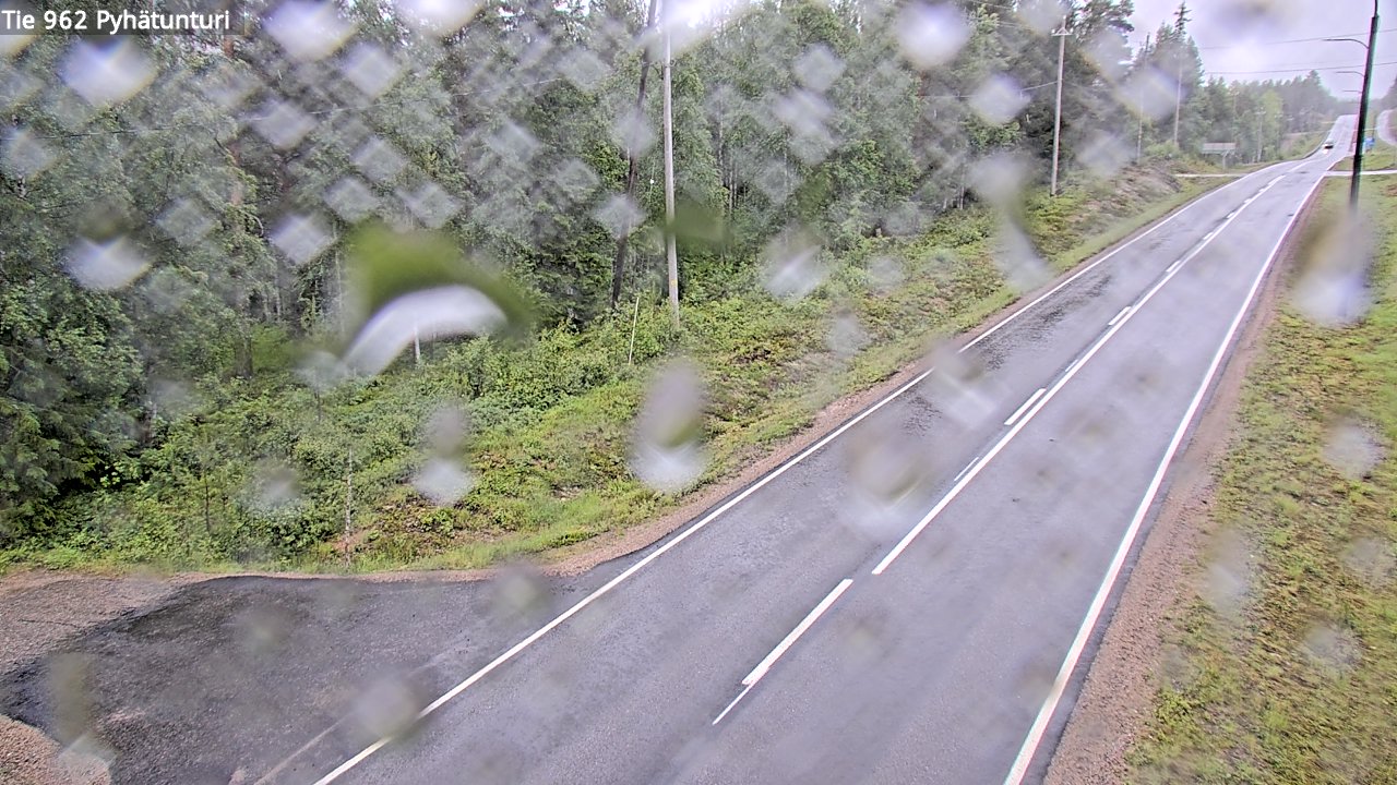 Weather Camera Image Road 962 Pelkosenniemi Pyhätunturi, Pelkosenniemi, Lappi
