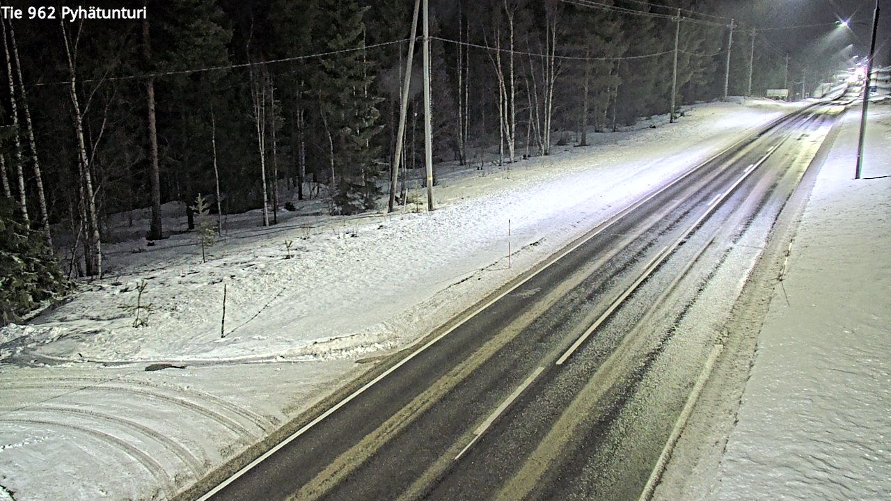 Kelikamerat Kuva Tie 962 Pelkosenniemi Pyhätunturi, Pelkosenniemi, Lappi