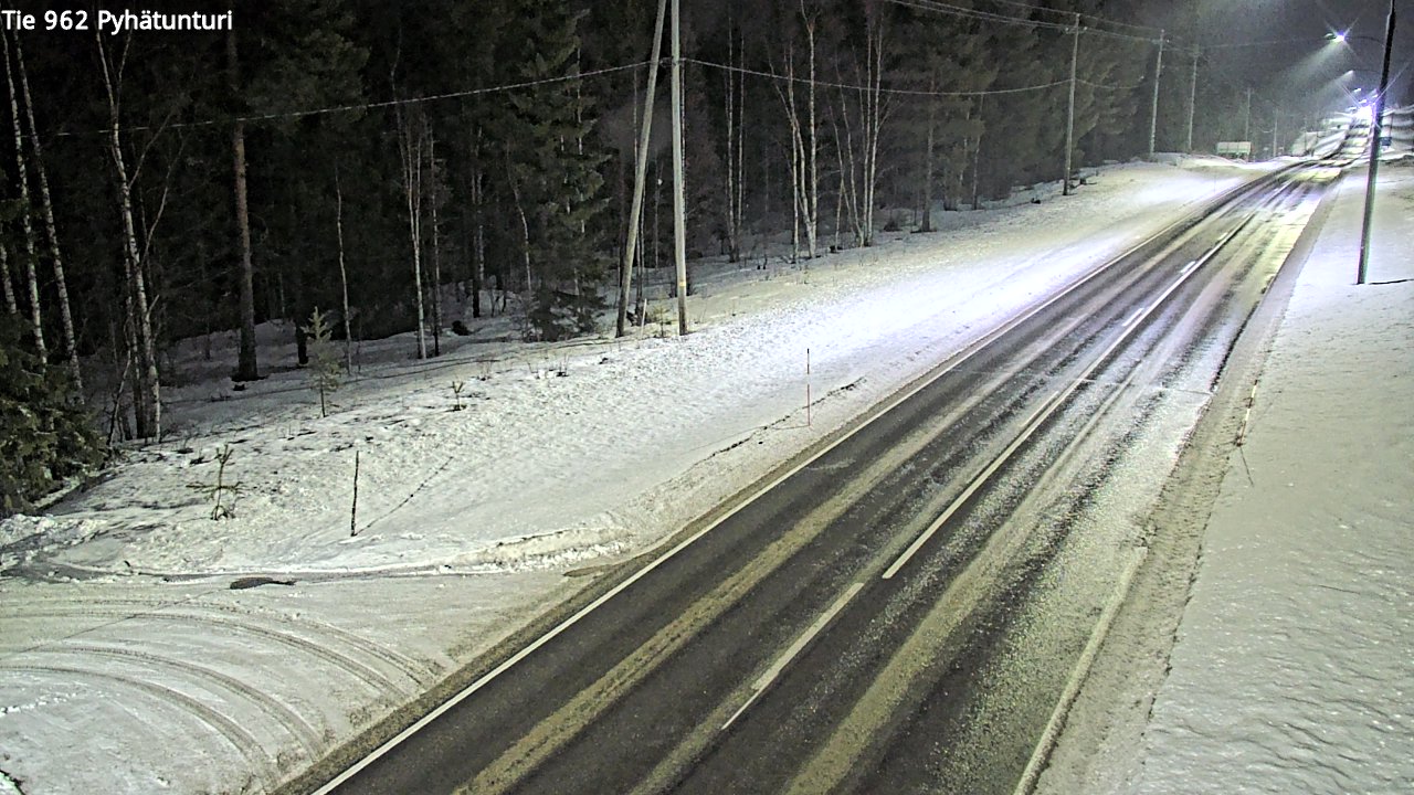 Kelikamerat Kuva Tie 962 Pelkosenniemi Pyhätunturi, Pelkosenniemi, Lappi