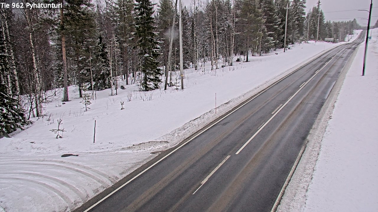 Kelikamerat Kuva Tie 962 Pelkosenniemi Pyhätunturi, Pelkosenniemi, Lappi