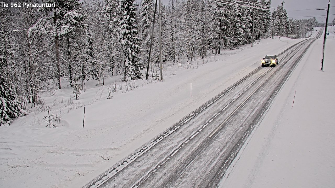 Kelikamerat Kuva Tie 962 Pelkosenniemi Pyhätunturi, Pelkosenniemi, Lappi