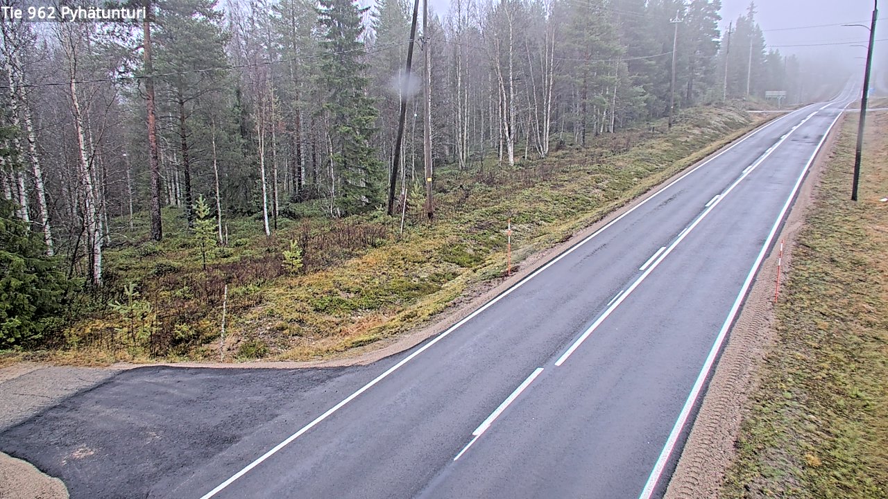 Kelikamerat Kuva Tie 962 Pelkosenniemi Pyhätunturi, Pelkosenniemi, Lappi