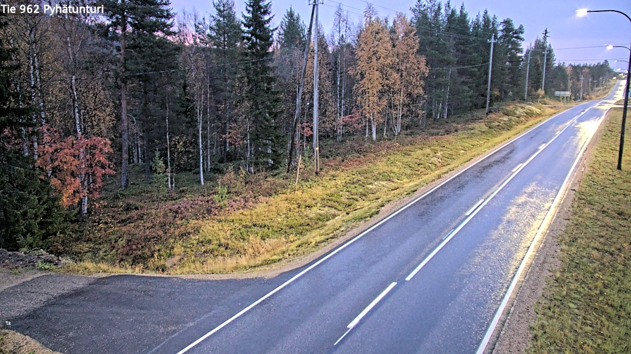 Kelikamerat Kuva Tie 962 Pelkosenniemi Pyhätunturi, Pelkosenniemi, Lappi
