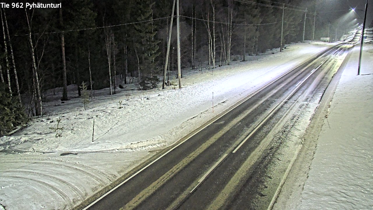 Kelikamerat Kuva Tie 962 Pelkosenniemi Pyhätunturi, Pelkosenniemi, Lappi