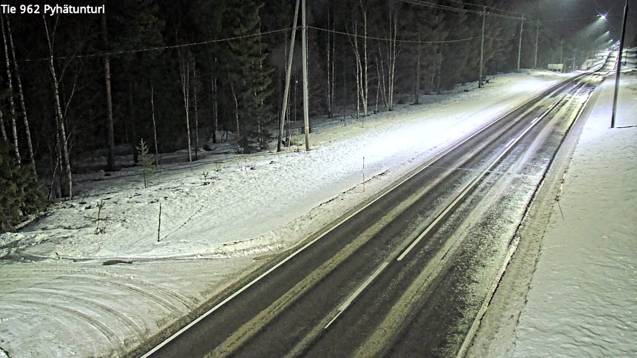 Kelikamerat Kuva Tie 962 Pelkosenniemi Pyhätunturi, Pelkosenniemi, Lappi