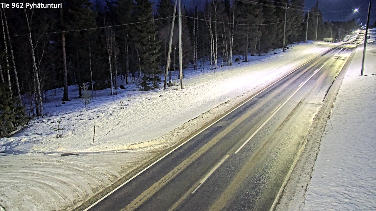 Kelikamerat Kuva Tie 962 Pelkosenniemi Pyhätunturi, Pelkosenniemi, Lappi