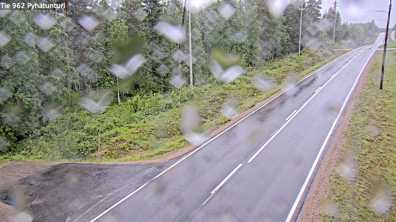 Weather Camera Image Road 962 Pelkosenniemi Pyhätunturi, Pelkosenniemi, Lappi