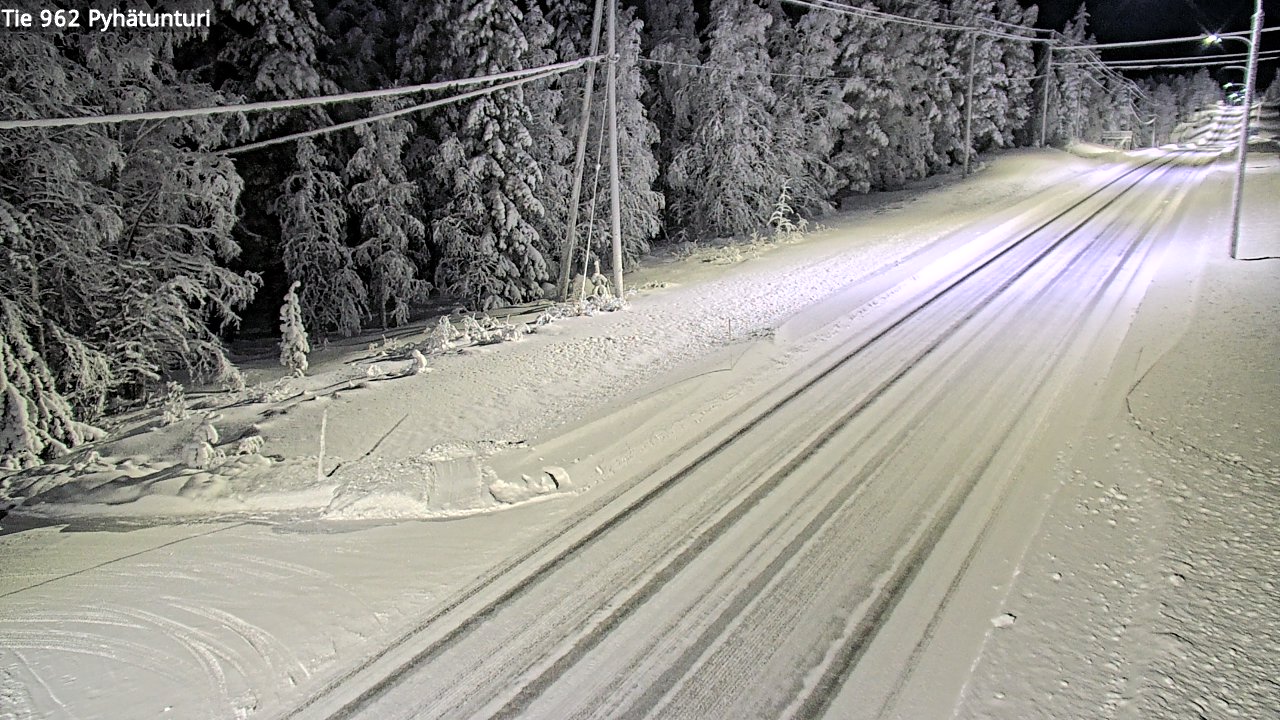 Kelikamerat Kuva Tie 962 Pelkosenniemi Pyhätunturi, Pelkosenniemi, Lappi