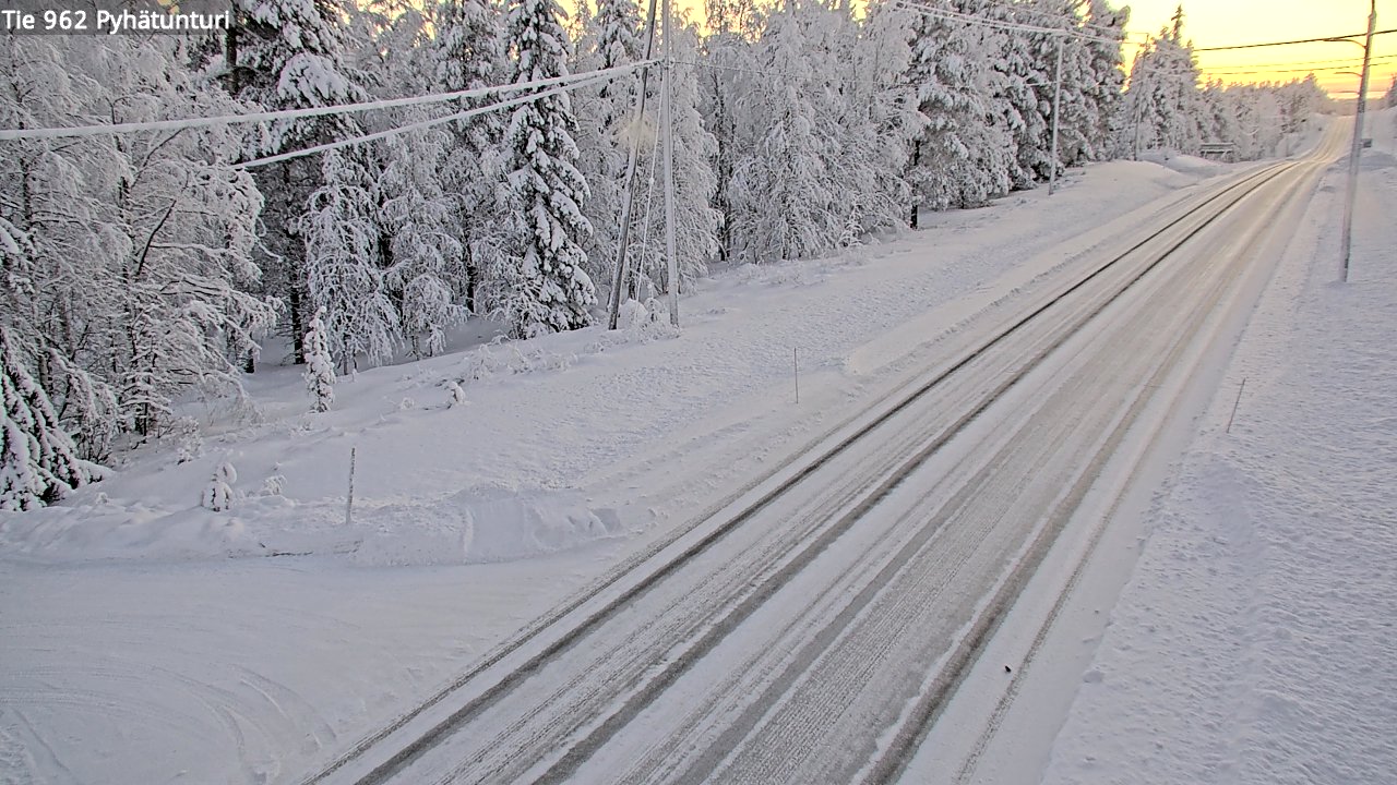 Kelikamerat Kuva Tie 962 Pelkosenniemi Pyhätunturi, Pelkosenniemi, Lappi