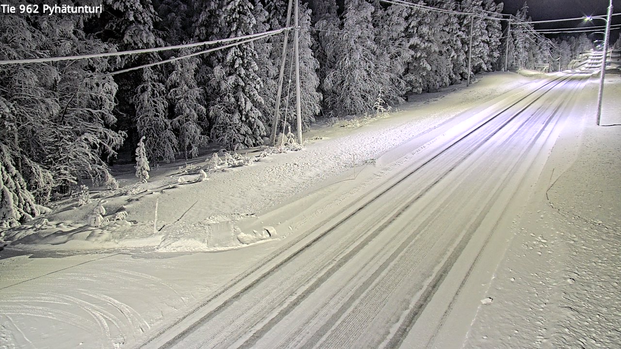 Kelikamerat Kuva Tie 962 Pelkosenniemi Pyhätunturi, Pelkosenniemi, Lappi