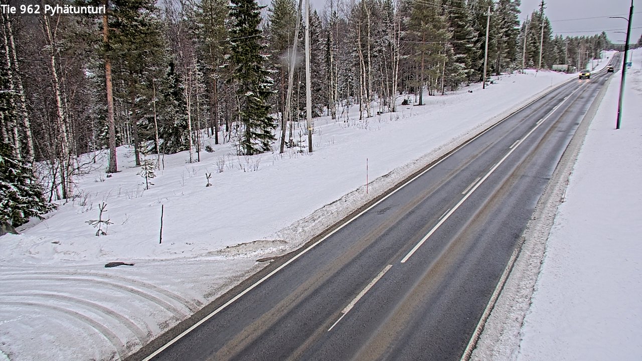 Kelikamerat Kuva Tie 962 Pelkosenniemi Pyhätunturi, Pelkosenniemi, Lappi
