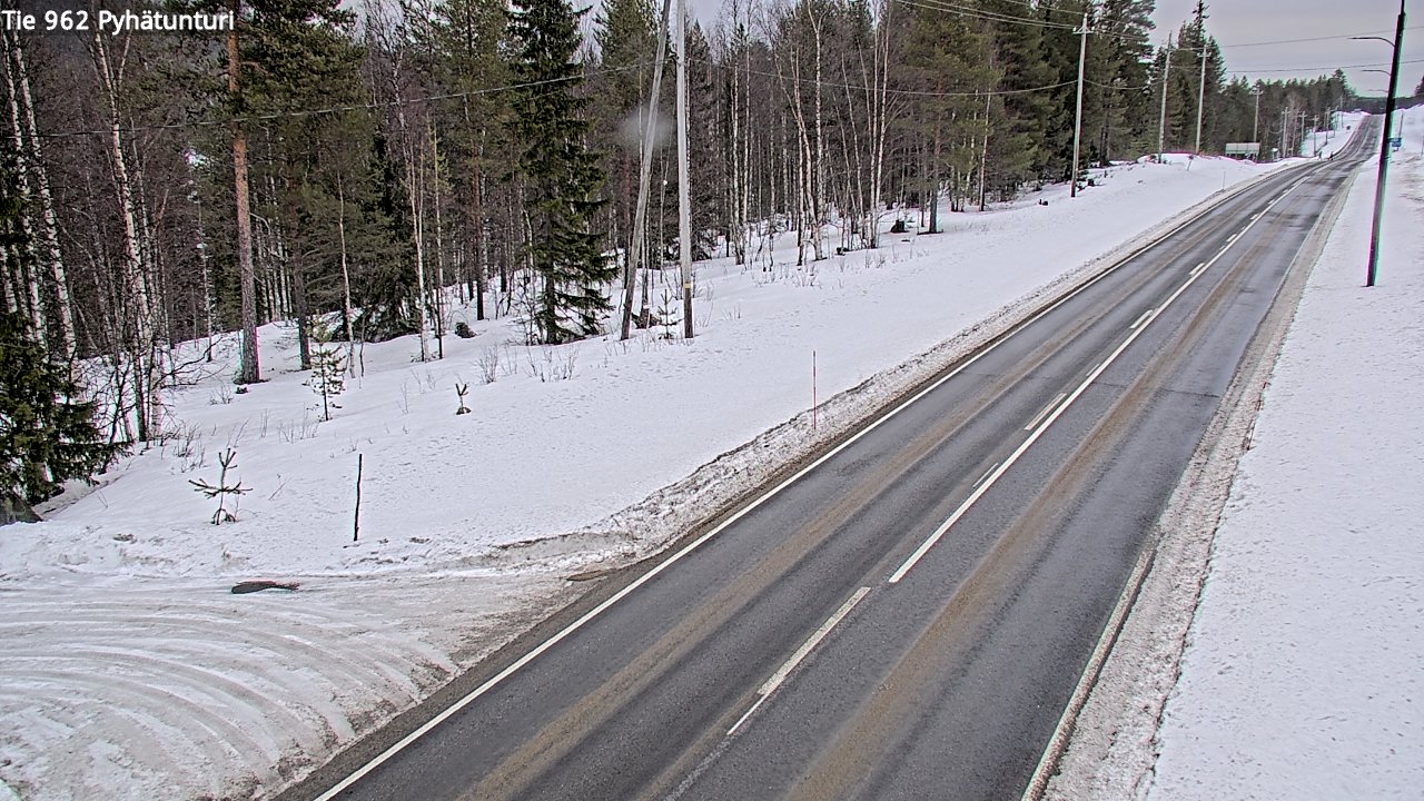 Kelikamerat Kuva Tie 962 Pelkosenniemi Pyhätunturi, Pelkosenniemi, Lappi