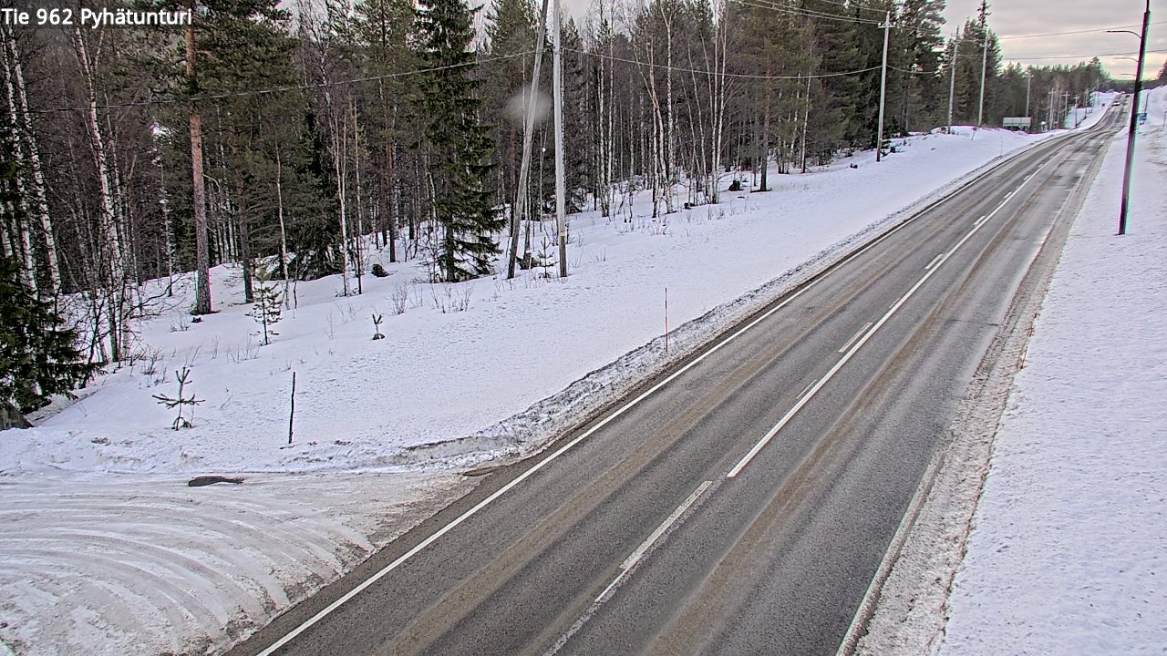 Kelikamerat Kuva Tie 962 Pelkosenniemi Pyhätunturi, Pelkosenniemi, Lappi