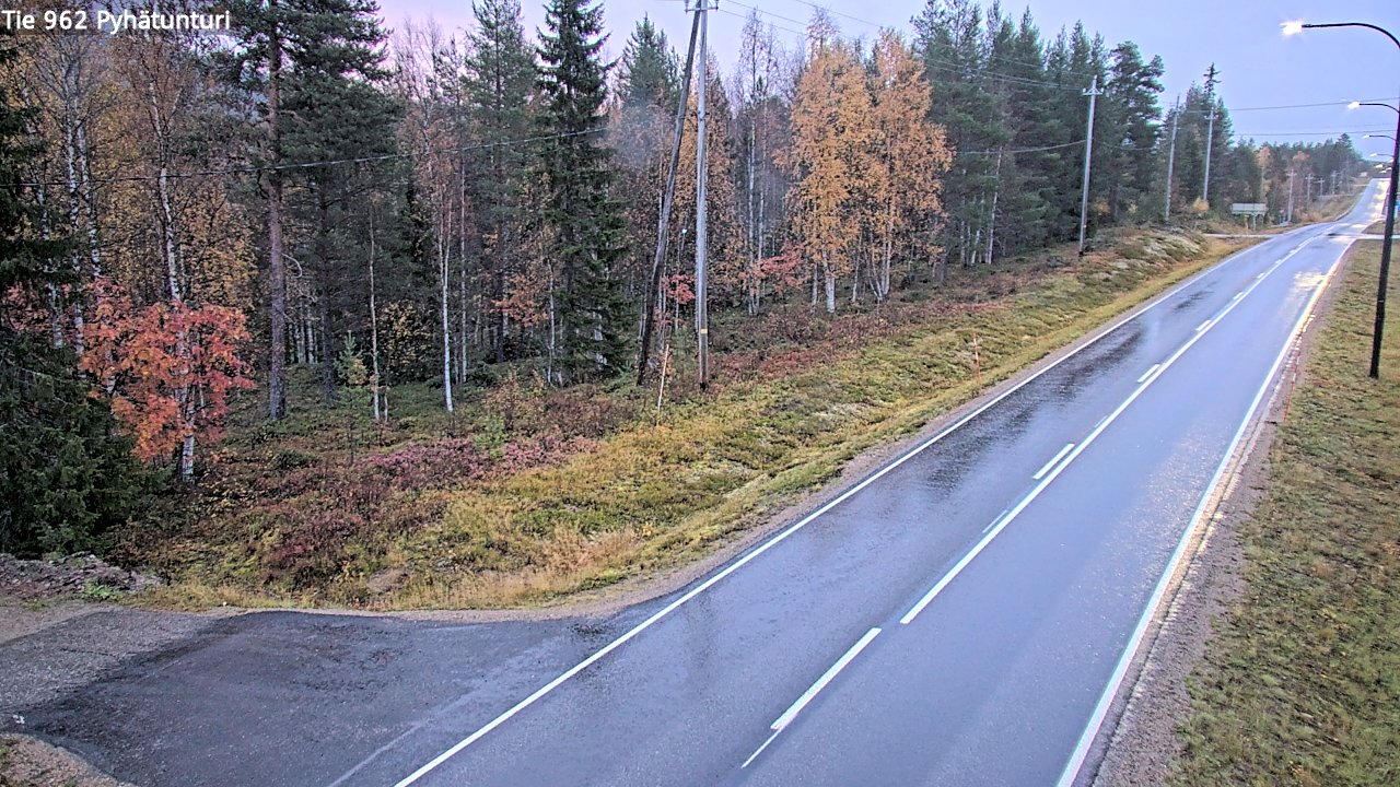 Kelikamerat Kuva Tie 962 Pelkosenniemi Pyhätunturi, Pelkosenniemi, Lappi